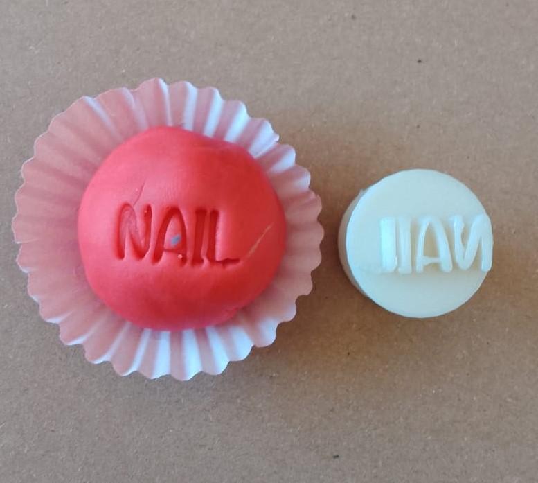 carimbos para doces MANICURE - NAIL