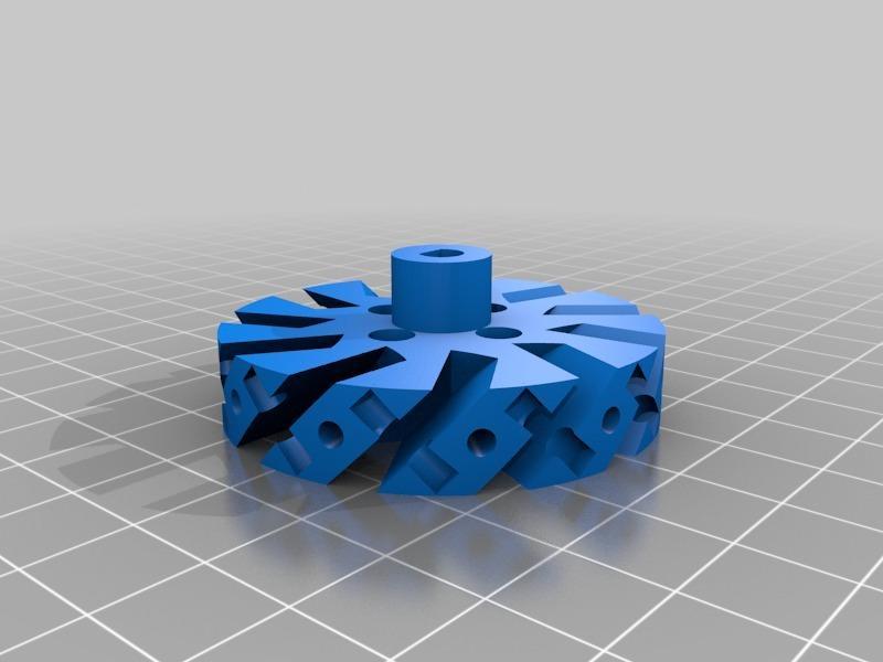 Mechanum wheel, 0.2" flat-shaft.