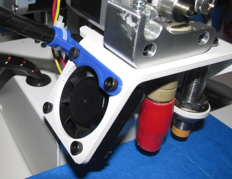 Printrbot printhead wire clip