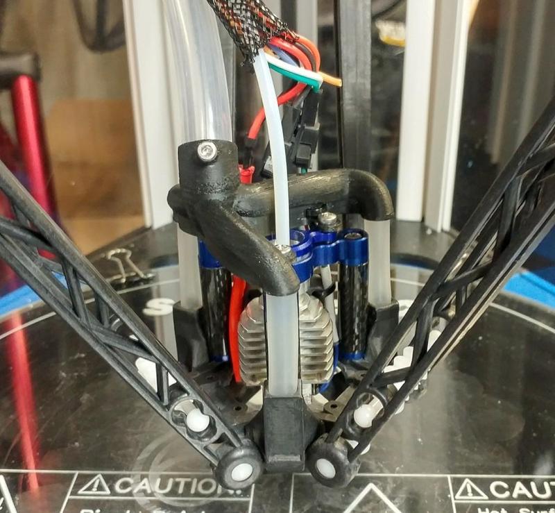 Rostock Max V2 - 713Maker Mount Nozzle Cooling