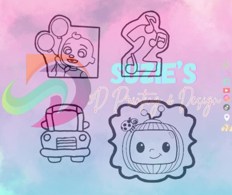 Cocomelon Cookie cutters