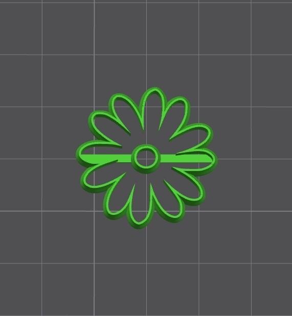 Pack Cutter polymer clay / cookies flower shape