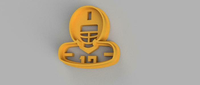 american-football-player COOKIE CUTTER