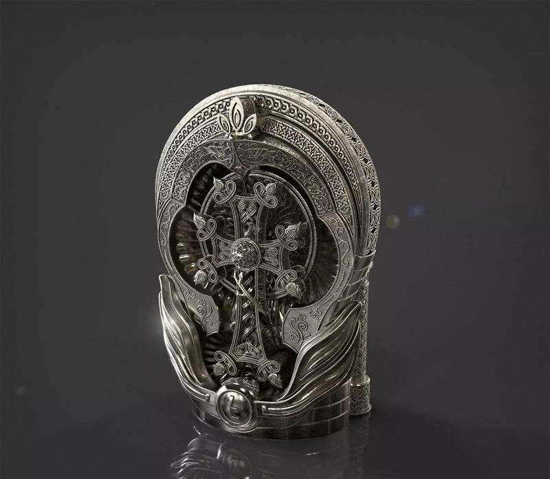 Epic Cross Very Great Sculpture and Historical 3D model