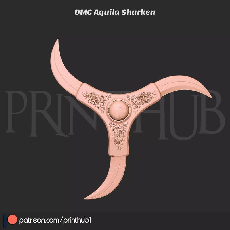 DMC Devil May Cry 2013 Aquila Twin Chakram Blades Cosplay Prop