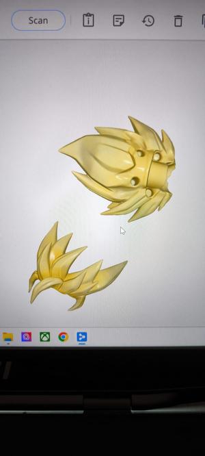 Goku ssj2 hair sh figuarts