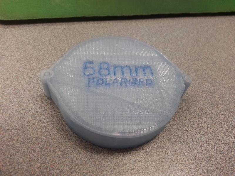 RocketFish 58mm Polarized Lens Case - No Screws or Magnets