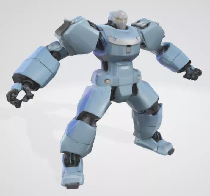 Eiger-Ice cyborg-Anime Iron Kid