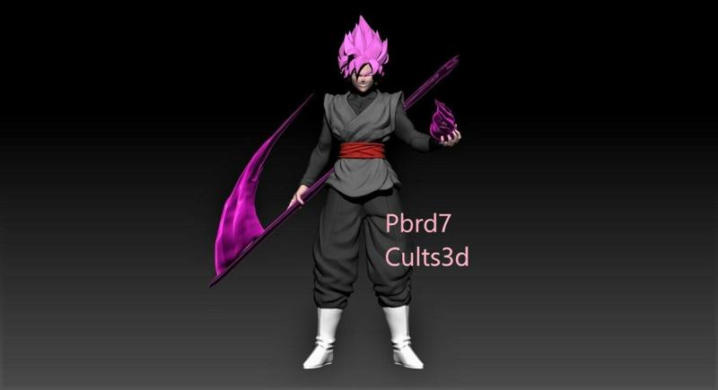 DRAGON BALL ROSE GOKU DRAGON BALL SUPER