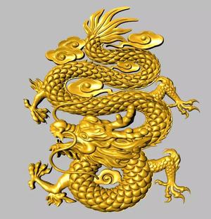 Asia china dragon  pendants in the sky 2