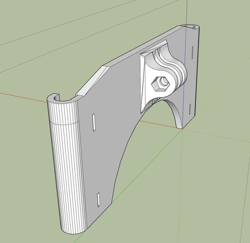 Under Mount For Nikon Key Mission 360 Degree Camera ( For Phantom's )