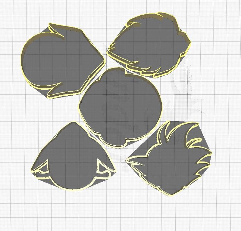 Dragon Ball Cookie Cutters