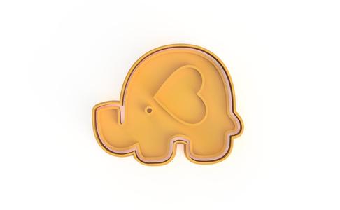Elephant Cookie Cutter / Elephant Cookie Cutter