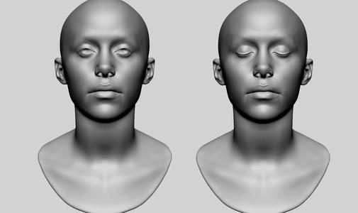 Female Head Printable v2