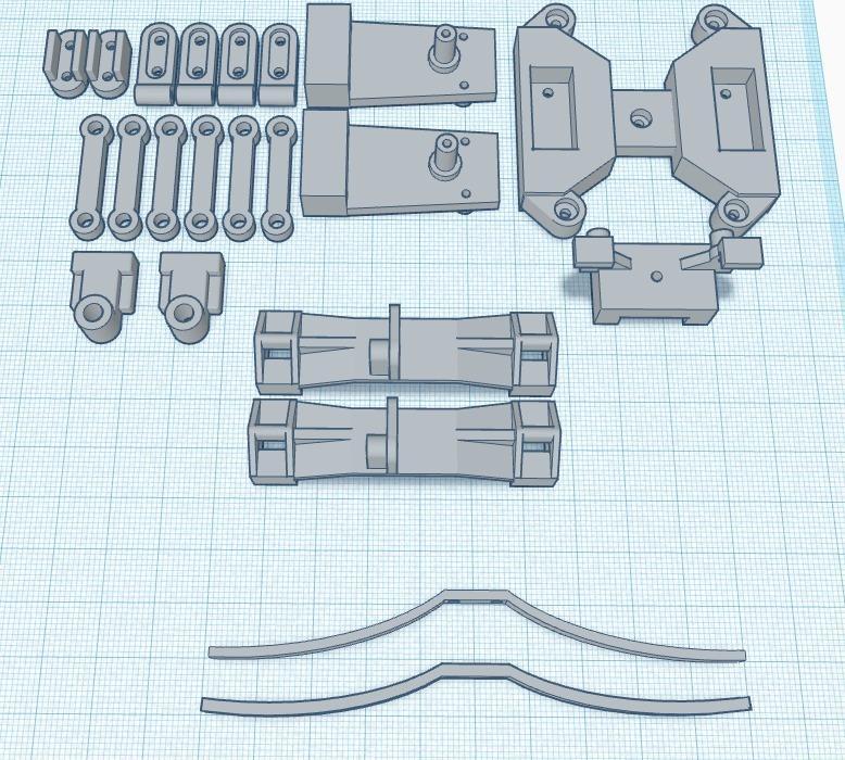 WPL 6x6 Rear axle truck.
