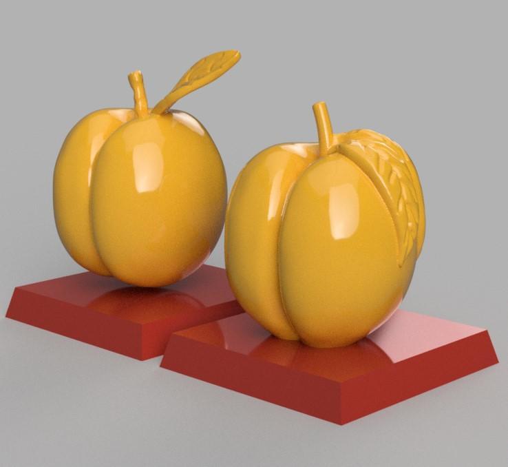 PEACH - NECTARINE FRUİT 3D PRINT READY