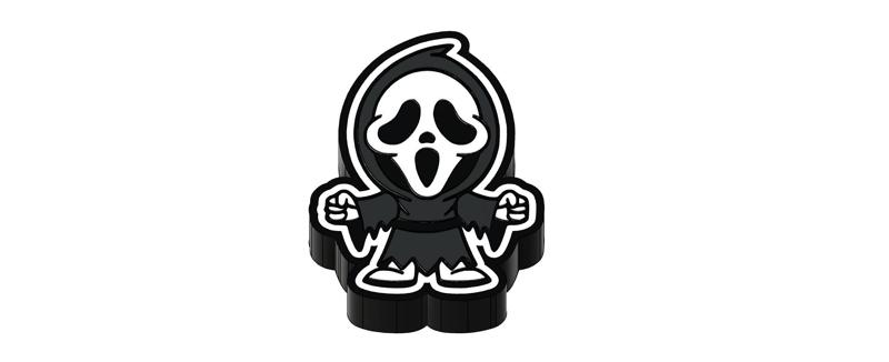 Baby Ghostface LED Light Box Light Box