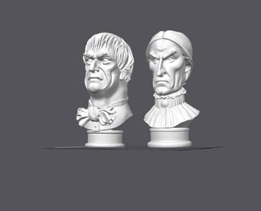 Haunted Mansion Hallway Busts