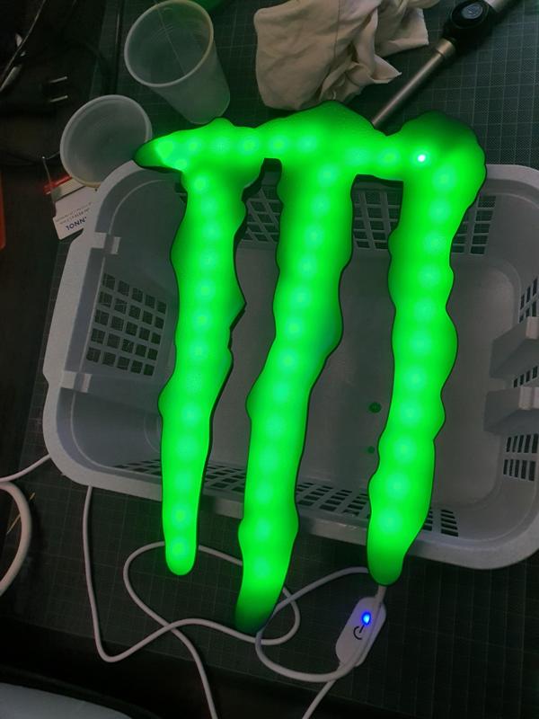 MONSTER" led lamp - mold for epoxy resin