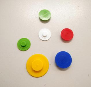 Customizable bearing cap for fidget spinners