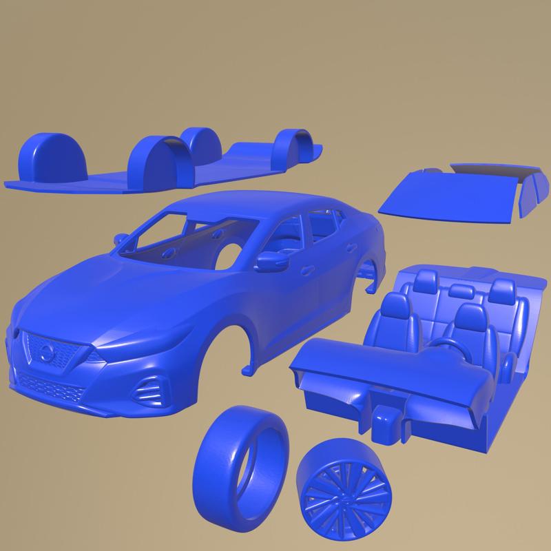 Nissan Maxima 2019 PRINTABLE CAR IN SEPARATE PARTS