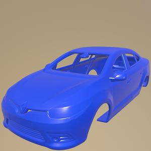 Renault Fluence 2013 PRINTABLE CAR BODY