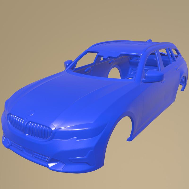 BMW 3 Series Touring G21 2020 PRINTABLE CAR BODY