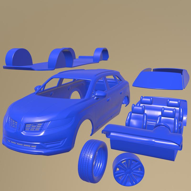 Lincoln MKX 2019 PRINTABLE CAR IN SEPARATE PARTS