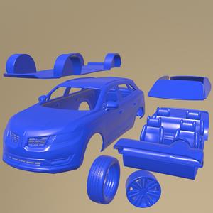 Lincoln MKX 2019 PRINTABLE CAR IN SEPARATE PARTS