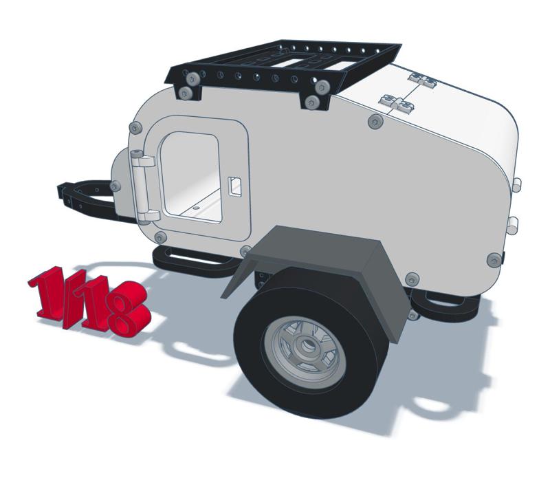 NBC.3 - 1:18 RC Scale offroad camper for crawlers