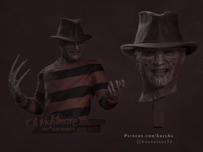 Freddy Krueger Bust