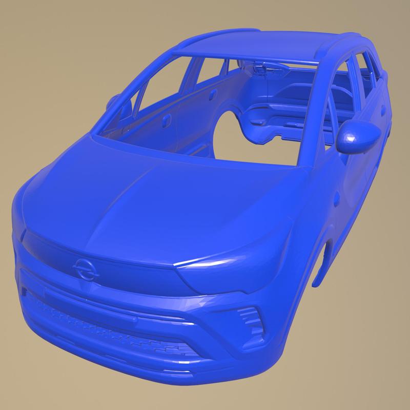 Opel Crossland 2021 Printable Car Body