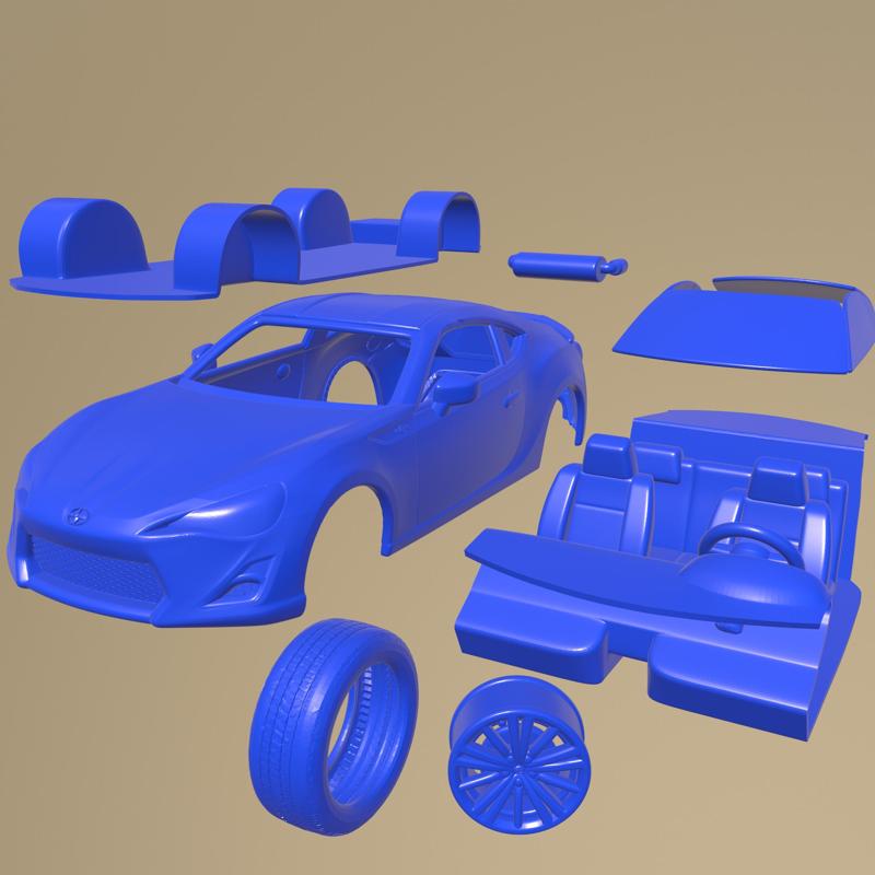 scion fr-s monogram 2014 PRINTABLE CAR IN SEPARATE PARTS