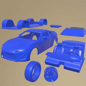 scion fr-s monogram 2014 PRINTABLE CAR IN SEPARATE PARTS