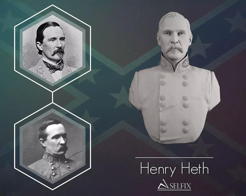 General Henry Heth bust sculpture