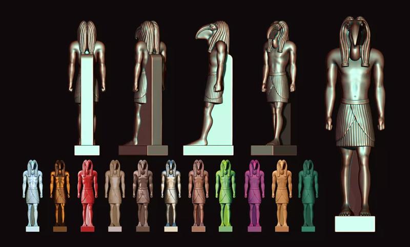 God Toth Figurine - Ancient Egipt - 5000bc