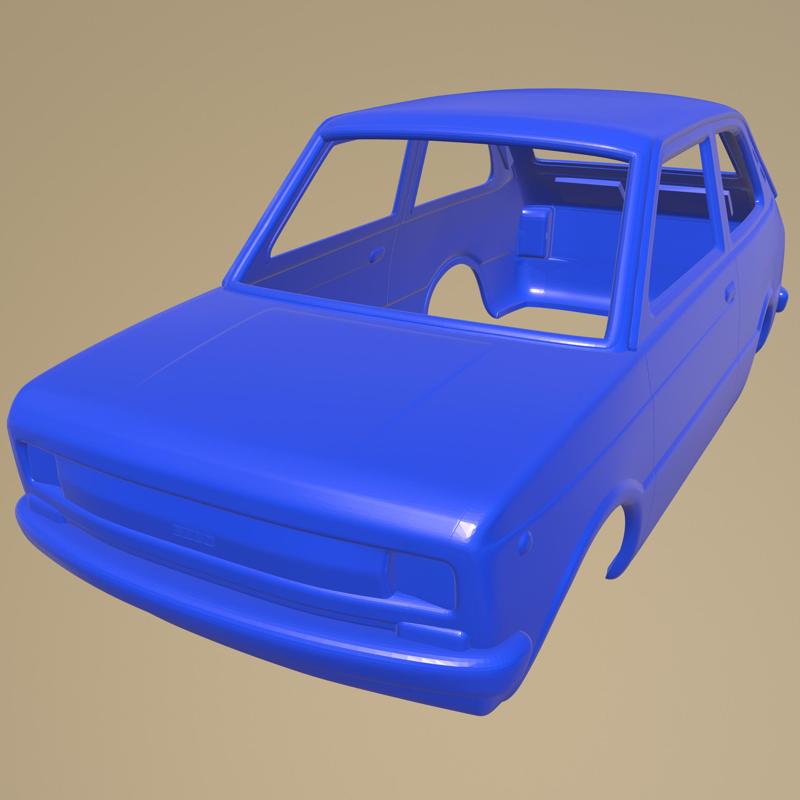 Fiat 133 1977 PRINTABLE CAR BODY
