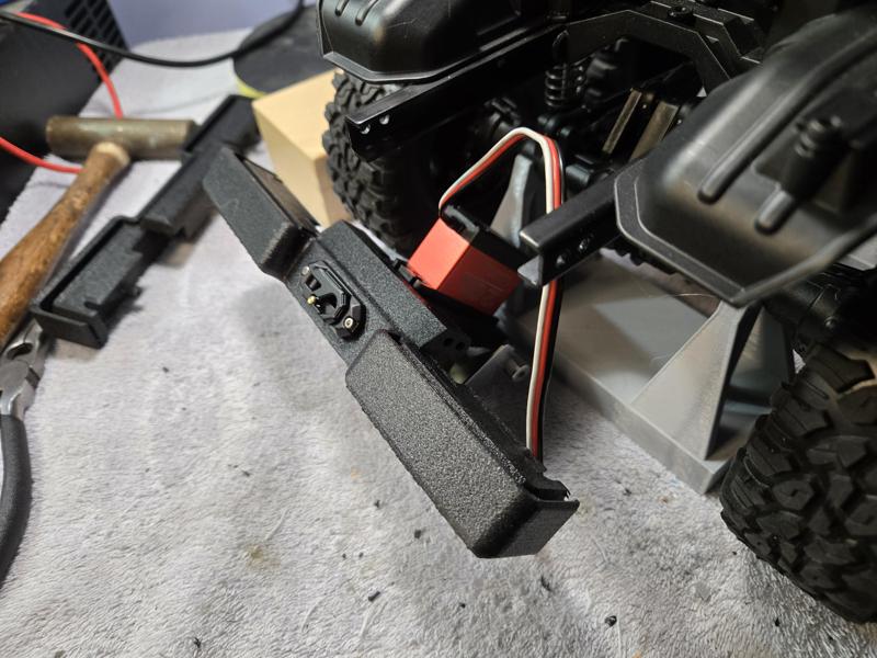 Rear winch bumper for Traxxas TRX-6 G63 Mercedes