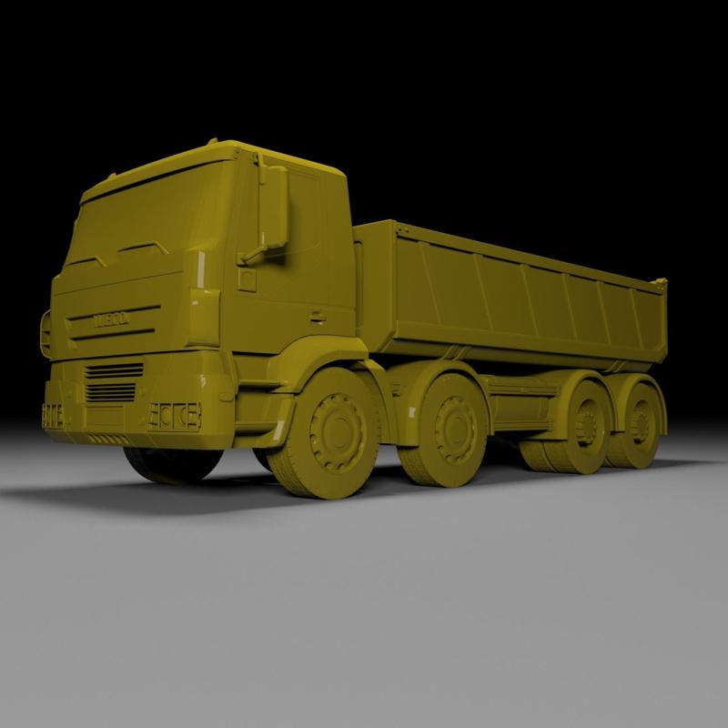 Dump Truck Inveco for Print