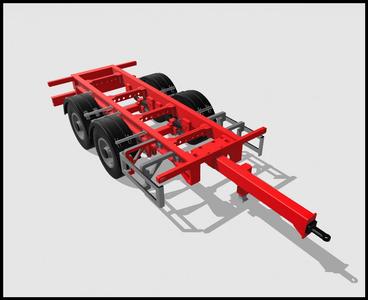 1:14 Scale Tandem Trailer  RSP-01