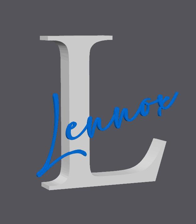 Name Lennox / Letter L / Letter L