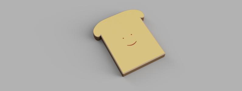 'Mr Toasty' - Smiley Toast Slice