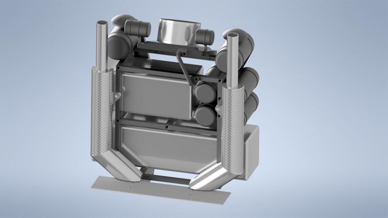 SLT Rack Schwerlastturm 1/14 ST114-04