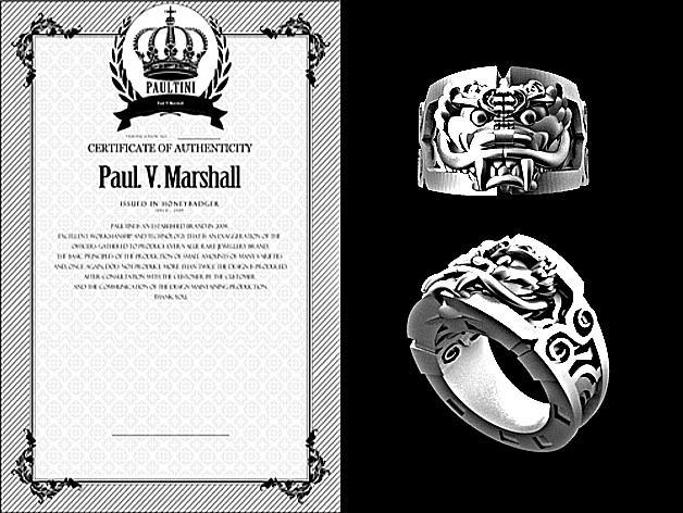  [ 2017 PAULTINI ] : Ring : Dokkaebi : Baekje 