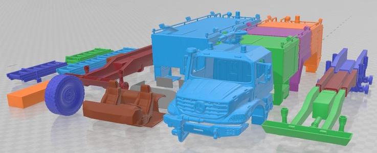 Mercedes Benz Zetros 2733 Firetruck 2022 Printable