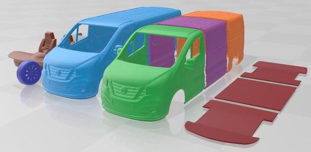 Nissan NV300 Van L2H1 2016 Printable