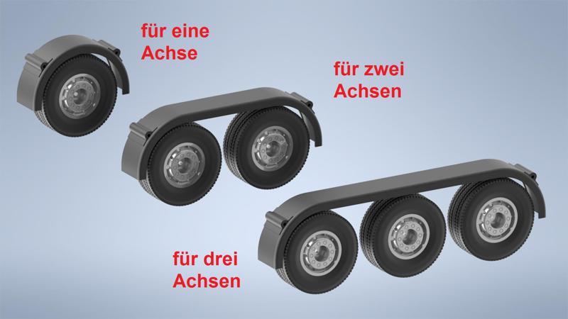 Kotflügel 1/14 3D Druck KF114-01