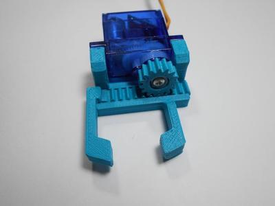 Simple 3d printed 9g servo gripper 