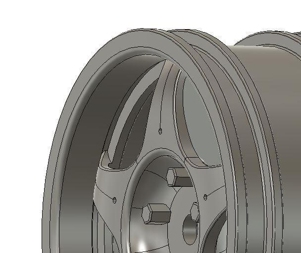 1/10 RC wheel with tire- SP522 Ver 2