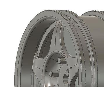 1/10 RC wheel with tire- SP522 Ver 2